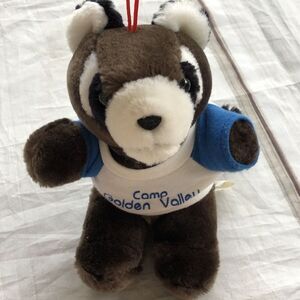 Greek Badger Plush Soft Toy‎ Stuffed Animal Camp Golden Valley Tee Ornament 7"